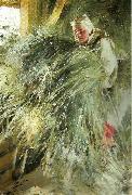 Anders Zorn pa holoftet USA oil painting artist